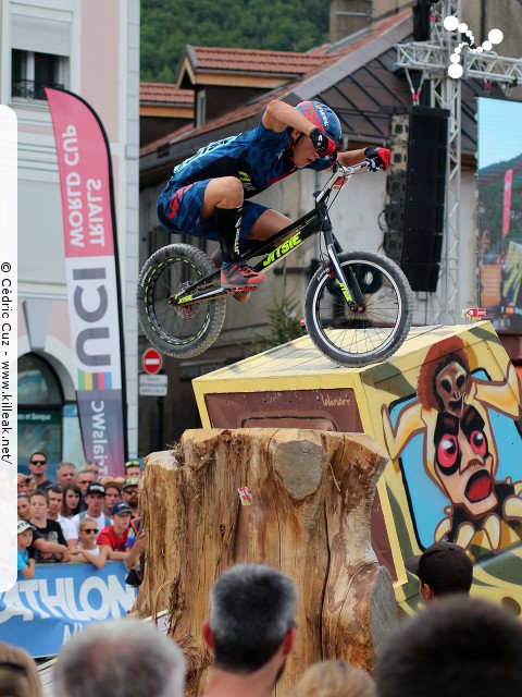 Coupe du Monde 2017 de VTT Trial, 4e manche - les sam. 26 et dim. 27 août 2017, Albertville, Savoie – « Coupe du Monde 2017 de VTT Trial, 4e manche à Albertville » – Coupe du Monde 2017 de VTT Trial, 4e manche, Albertville, Savoie, France – mots associés : albertville, coupe du monde, trial