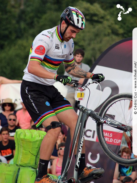 Coupe du Monde 2017 de VTT Trial, 4e manche - les sam. 26 et dim. 27 août 2017, Albertville, Savoie – « Coupe du Monde 2017 de VTT Trial, 4e manche à Albertville » – Coupe du Monde 2017 de VTT Trial, 4e manche, Albertville, Savoie, France – mots associés : albertville, coupe du monde, trial