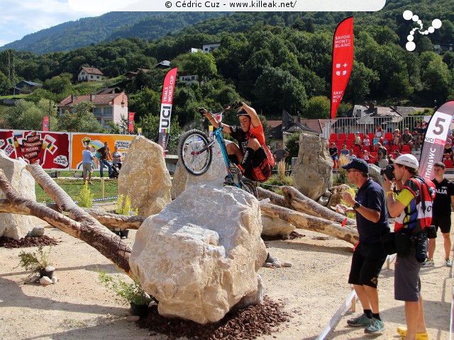 Coupe du Monde 2017 de VTT Trial, 4e manche - les sam. 26 et dim. 27 août 2017, Albertville, Savoie – « Coupe du Monde 2017 de VTT Trial, 4e manche à Albertville » – Coupe du Monde 2017 de VTT Trial, 4e manche, Albertville, Savoie, France – mots associés : albertville, coupe du monde, trial