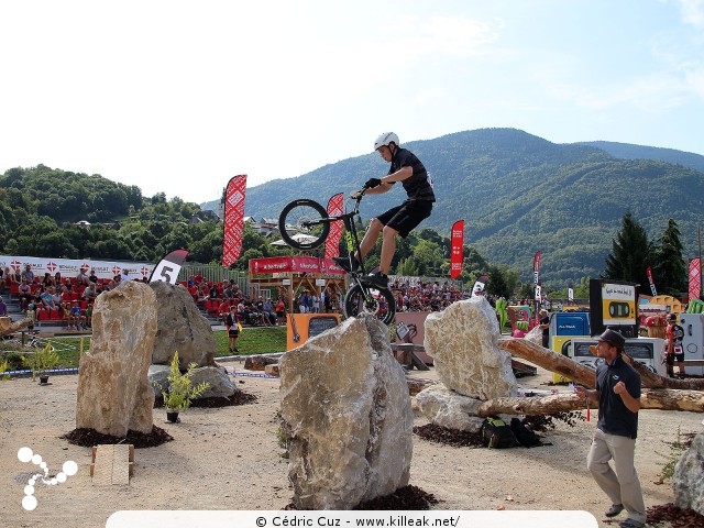 Coupe du Monde 2017 de VTT Trial, 4e manche - les sam. 26 et dim. 27 août 2017, Albertville, Savoie – « Coupe du Monde 2017 de VTT Trial, 4e manche à Albertville » – Coupe du Monde 2017 de VTT Trial, 4e manche, Albertville, Savoie, France – mots associés : albertville, coupe du monde, trial