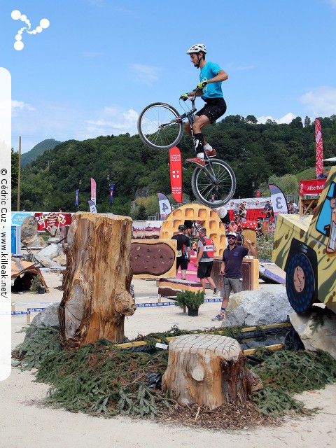 Coupe du Monde 2017 de VTT Trial, 4e manche - les sam. 26 et dim. 27 août 2017, Albertville, Savoie – « Coupe du Monde 2017 de VTT Trial, 4e manche à Albertville » – Coupe du Monde 2017 de VTT Trial, 4e manche, Albertville, Savoie, France – mots associés : albertville, coupe du monde, trial