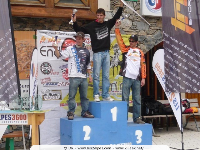 « Enduro Series 2008: Glacier Classic 2 Alpes » – mots associés : 2 alpes, enduro series, glacier classic, podium, vtt