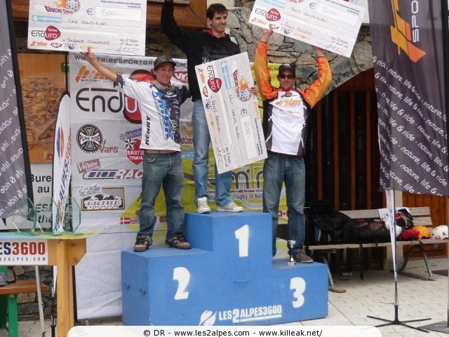 « Enduro Series 2008: Glacier Classic 2 Alpes » – mots associés : 2 alpes, enduro series, glacier classic, podium, vtt