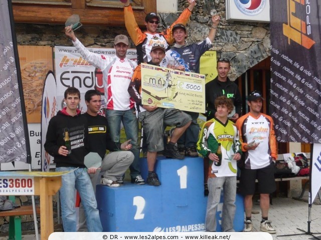 « Enduro Series 2008: Glacier Classic 2 Alpes » — mots associés : 2 alpes, enduro series, glacier classic, podium, vtt