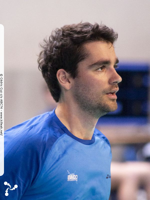 Interclubs Nationaux de Badminton - saison 2021-2022 N2 - Journée 9 - BACO69 x ABC74. – Il y a comme un petit air de ressemblance avec le joueur de foot Yoann Gourcuff... – « National 2 de Badminton 2021-2022 - BACO69 x ABC74 » – Neuvième et avant-dernière journée pour l'ABC74 qui se déplaçait à Oullins. –