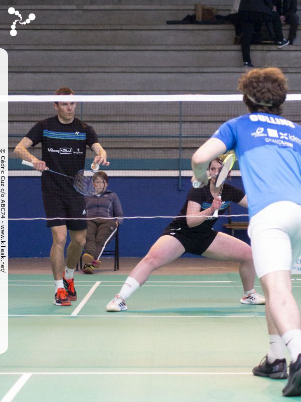 Interclubs Nationaux de Badminton - saison 2021-2022 N2 - Journée 9 - BACO69 x ABC74. – « National 2 de Badminton 2021-2022 - BACO69 x ABC74 » – Neuvième et avant-dernière journée pour l'ABC74 qui se déplaçait à Oullins. –