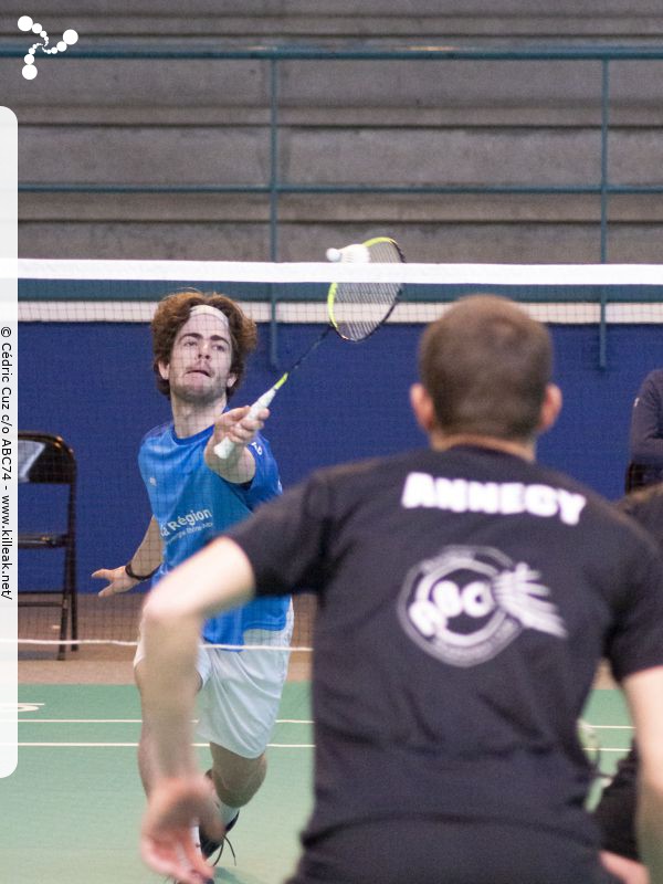 Interclubs Nationaux de Badminton - saison 2021-2022 N2 - Journée 9 - BACO69 x ABC74. — « National 2 de Badminton 2021-2022 - BACO69 x ABC74 » — Neuvième et avant-dernière journée pour l'ABC74 qui se déplaçait à Oullins. —