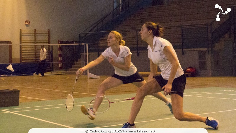 Interclubs Nationaux de Badminton - saison 2014-2015 N3 - Journée 2 - ABC74 x BACO69 – « National 3 de Badminton 2014-2015 - ABC74 x BACO69 » – Seconde journée de Nationale 3 pour l'équipe d'Annecy qui se déplaçait à Oullins. – mots associés : annecy badminton club, badminton