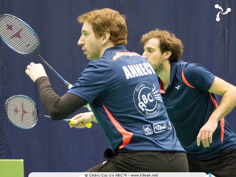Interclubs Nationaux de Badminton - saison 2018-2019 N3 - Journée 7 - ABC74 x BCV26. – « National 3 de Badminton 2018-2019 - ABC74 x BCV26 » – Septième journée de Nationale 3 pour l'équipe d'Annecy qui se déplaçait à Valence. – mots associés : annecy badminton club, badminton
