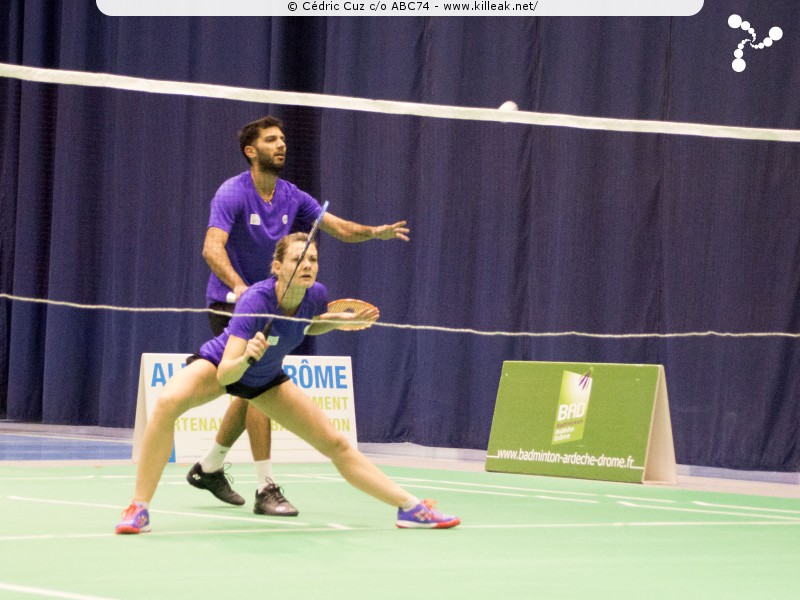 Interclubs Nationaux de Badminton - saison 2018-2019 N3 - Journée 7 - ABC74 x BCV26. – « National 3 de Badminton 2018-2019 - ABC74 x BCV26 » – Septième journée de Nationale 3 pour l'équipe d'Annecy qui se déplaçait à Valence. – mots associés : badminton