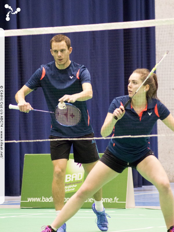 Interclubs Nationaux de Badminton - saison 2018-2019 N3 - Journée 7 - ABC74 x BCV26. – « National 3 de Badminton 2018-2019 - ABC74 x BCV26 » – Septième journée de Nationale 3 pour l'équipe d'Annecy qui se déplaçait à Valence. – mots associés : annecy badminton club, badminton
