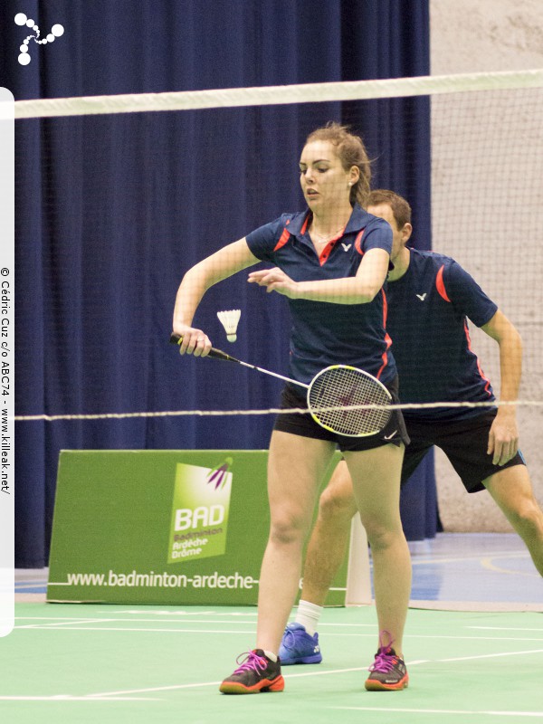 Interclubs Nationaux de Badminton - saison 2018-2019 N3 - Journée 7 - ABC74 x BCV26. – « National 3 de Badminton 2018-2019 - ABC74 x BCV26 » – Septième journée de Nationale 3 pour l'équipe d'Annecy qui se déplaçait à Valence. – mots associés : annecy badminton club, badminton