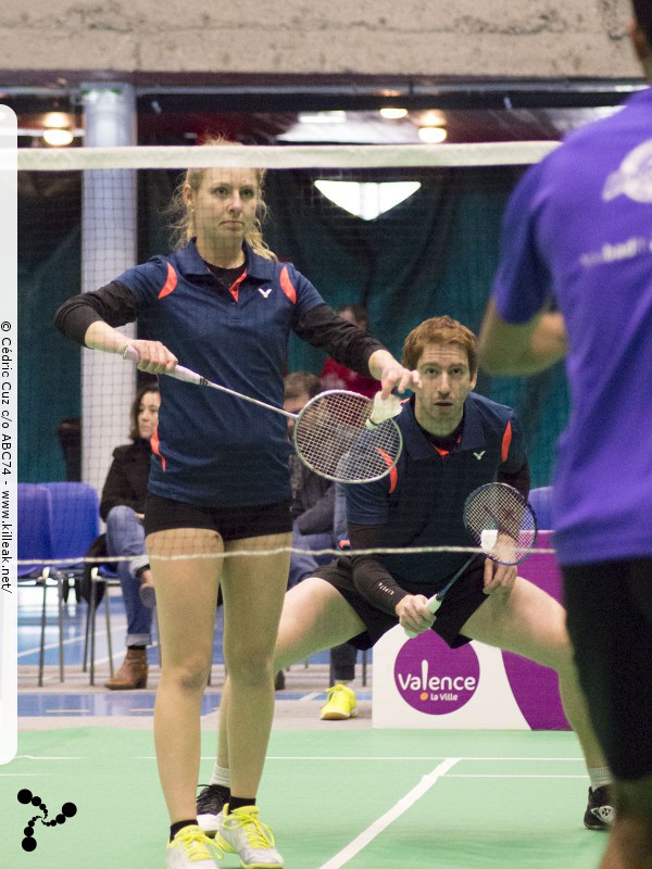 Interclubs Nationaux de Badminton - saison 2018-2019 N3 - Journée 7 - ABC74 x BCV26. – « National 3 de Badminton 2018-2019 - ABC74 x BCV26 » – Septième journée de Nationale 3 pour l'équipe d'Annecy qui se déplaçait à Valence. – mots associés : annecy badminton club, badminton
