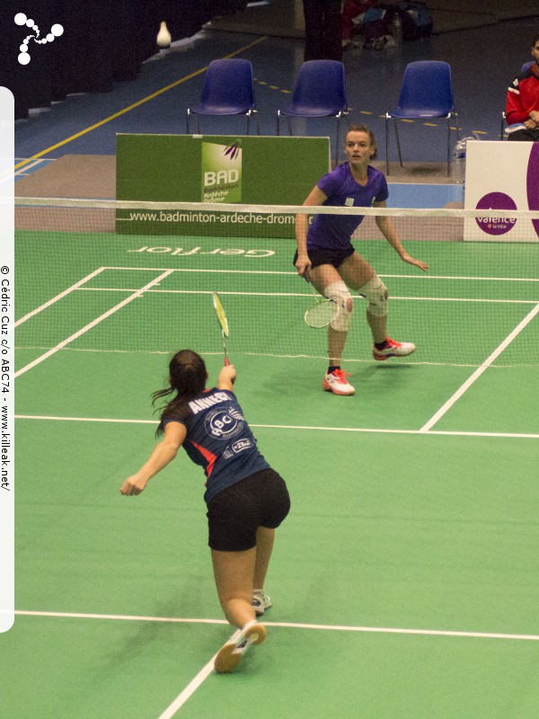 Interclubs Nationaux de Badminton - saison 2018-2019 N3 - Journée 7 - ABC74 x BCV26. – « National 3 de Badminton 2018-2019 - ABC74 x BCV26 » – Septième journée de Nationale 3 pour l'équipe d'Annecy qui se déplaçait à Valence. – mots associés : badminton