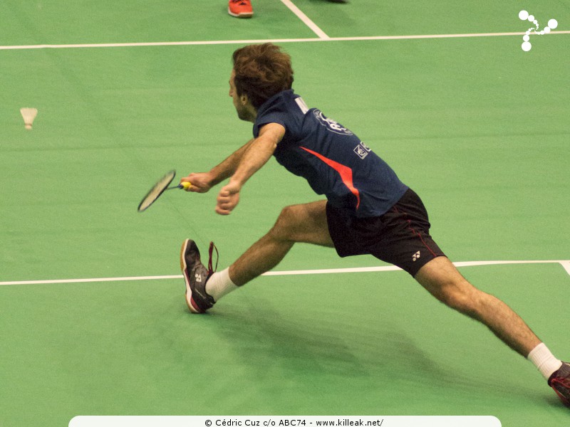 Interclubs Nationaux de Badminton - saison 2018-2019 N3 - Journée 7 - ABC74 x BCV26. – « National 3 de Badminton 2018-2019 - ABC74 x BCV26 » – Septième journée de Nationale 3 pour l'équipe d'Annecy qui se déplaçait à Valence. – mots associés : annecy badminton club, badminton, colomb