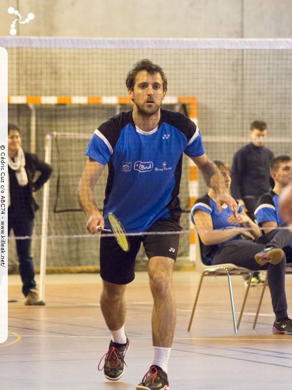 Interclubs Nationaux de Badminton - saison 2019-2020 N3 - Journée 7 - ABC74 x MVBC38. – « National 3 de Badminton 2019-2020 - ABC74 x MVBC38 » – Septième journée de Nationale 3 pour l'équipe d'Annecy qui accueillait Montalieu-Vercieu. – mots associés : annecy badminton club, badminton, colomb