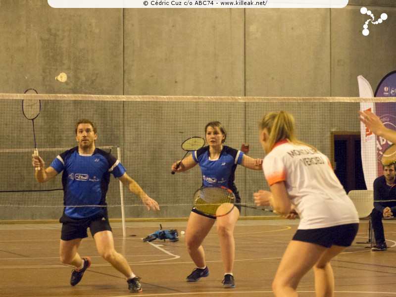 Interclubs Nationaux de Badminton - saison 2019-2020 N3 - Journée 7 - ABC74 x MVBC38. – « National 3 de Badminton 2019-2020 - ABC74 x MVBC38 » – Septième journée de Nationale 3 pour l'équipe d'Annecy qui accueillait Montalieu-Vercieu. – mots associés : annecy badminton club, badminton