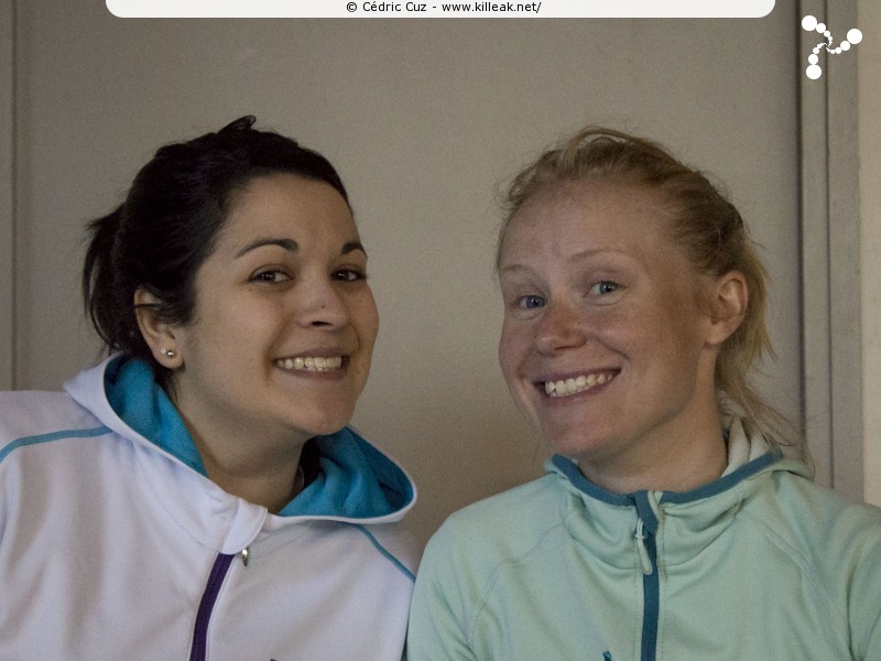 22e Tournoi International de Badminton d'Annecy - les sam. 19, dim. 20 et lun. 21 avril 2014, salle Chatenoud, gymnases des Balmettes et de Berthollet, Annecy. – ... assuré avec le sourire par Marie et Amandine ! – « 22e Tournoi International de Badminton d'Annecy » – Tournoi International de l'ABC74 nouvelle formule, avec 3 jours de matchs –