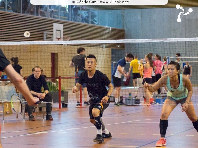 27e Tournoi International de Badminton d'Annecy - les sam. 20, dim. 21 et lun. 22 avril 2019, salle Chatenoud, gymnases des Balmettes et Berthollet, Annecy. — « 27e Tournoi International de Badminton d'Annecy » — Tournoi International de l'ABC74, 3 tableaux sur 3 gymnases pendant 3 jours. —