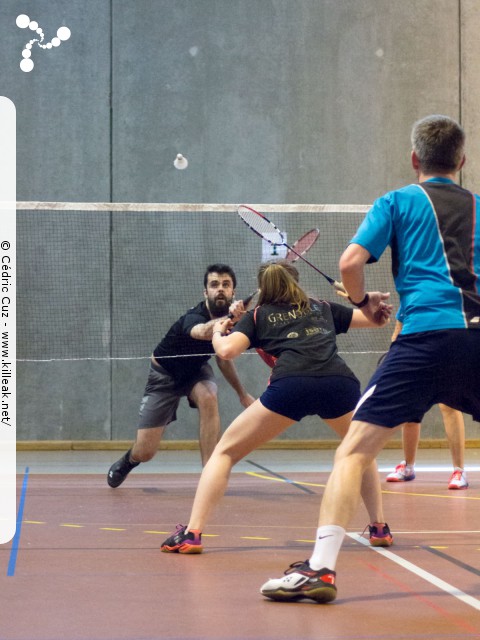 27e Tournoi International de Badminton d'Annecy - les sam. 20, dim. 21 et lun. 22 avril 2019, salle Chatenoud, gymnases des Balmettes et Berthollet, Annecy. — « 27e Tournoi International de Badminton d'Annecy » — Tournoi International de l'ABC74, 3 tableaux sur 3 gymnases pendant 3 jours. —