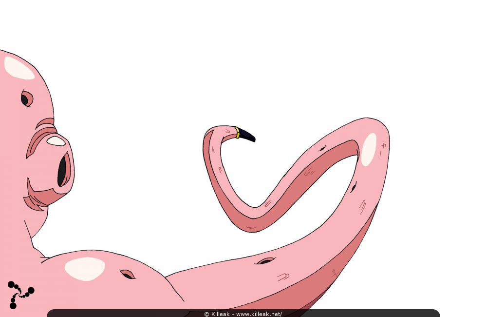 « Buu envoie Trunks dans le décor... » – mots associés : buu, dbz, dragon ball z