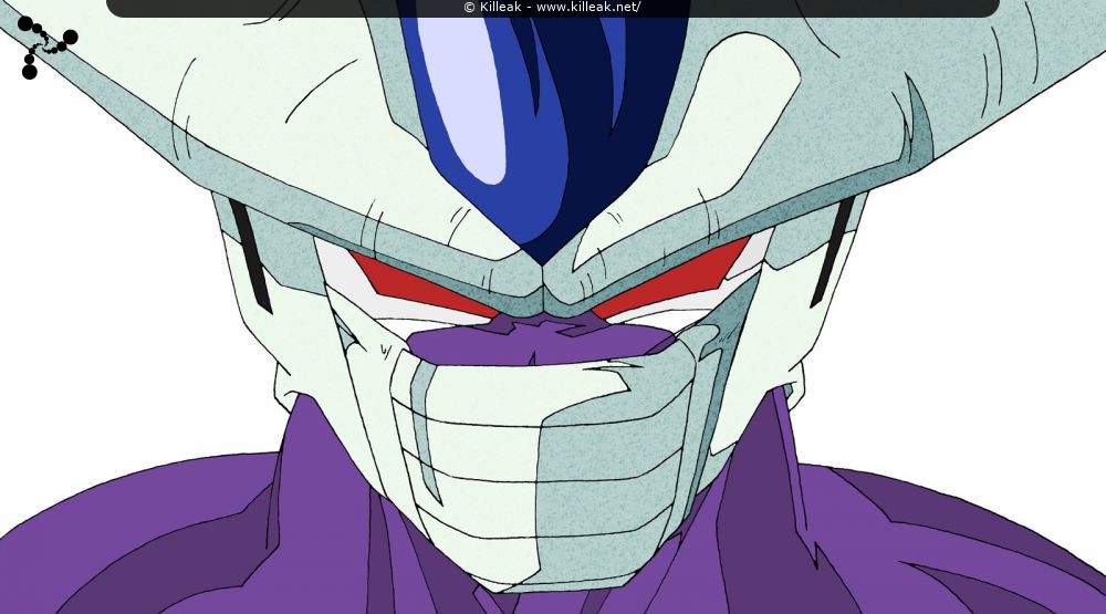 « ... et se pare d'un masque facial » – mots associés : cooler, dbz, dragon ball z