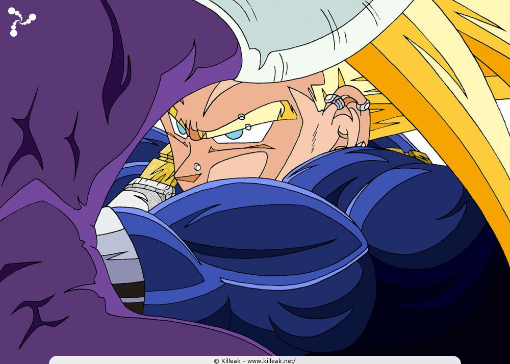 « Trunks frappe Cooler dans le ventre » – Trunks défonce le ventre de Cooler à grands coups de poing... – mots associés : cooler, dragon ball z, trunks